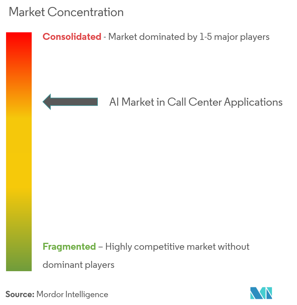 AI Market in Call Center Applications Concentration AI in Call Center Applications Market Concentration